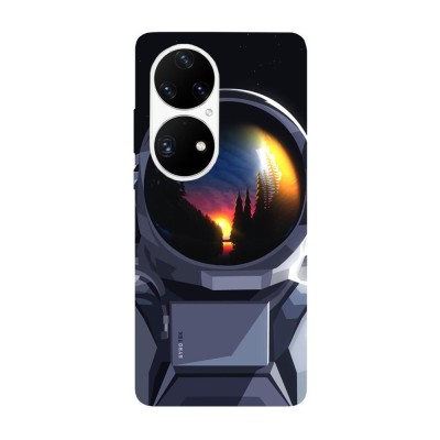 Husa compatibila cu Huawei P50 model Love Outer Space, Silicon, TPU, Viceversa foto