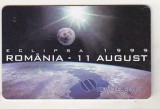 bnk card Cartela telefonica - P-18c 1999 50000 lei Eclipsa