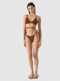 Slip de baie bikini pentru femei - maro, 4F Sportswear