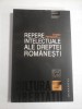 REPERE INTELECTUALE ALE DREPTEI ROMANESTI - Cristian PATRASCONIU (ed.), Humanitas