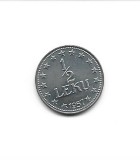 Albania 1/2 lek 1957 aUNC