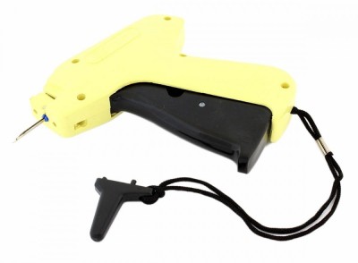 Aparat etichetat marfuri, maner ergonomic, 14 cm x 12,5 cm x 2,5 cm, negru/galben foto