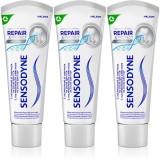 Sensodyne Repair &amp; Protect Whitening pasta de dinti pentru albire pentru dinti sensibili 3x75 ml