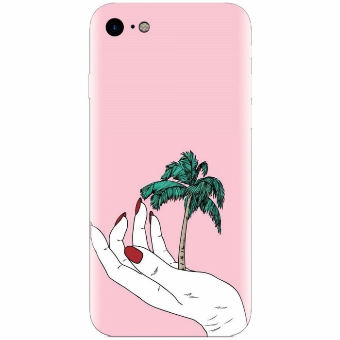 Husa silicon pentru Apple Iphone 6 Plus, Palm Tree