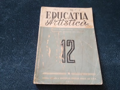 REVISTA EDUCATIA ARTISTICA NR 12 1950 foto