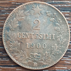 (M1914) MONEDA ITALIA - 2 CENTESIMI 1900, UMBERTO I