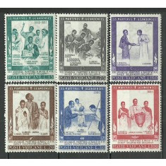 Vatican 1965 - martirii Ugandei, serie neuzata