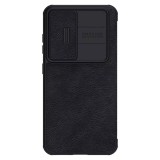 Cumpara ieftin Husa pentru Samsung Galaxy S23 Plus, Nillkin QIN Leather Pro Case, Black