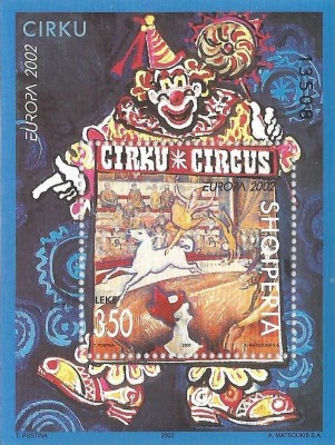 |Albania, colita dantelata, Europa CEPT, 2002, MNH foto