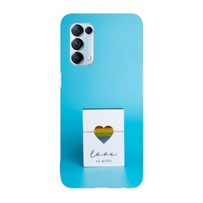Husa compatibila cu Oppo Find X3 Lite model Love is kind, Silicon, TPU, Viceversa foto