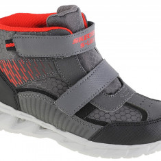 Ghete botine Skechers Magna-Lights-Frosty Fun 401504N-CCBK gri