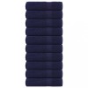 Prosoape de dus 10 buc Bleumarin 70x140 cm 360 g/m&sup2; 100% bumbac