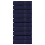 Cumpara ieftin Prosoape de duș 10 buc Bleumarin 70x140 cm 360 g/m&sup2; 100% bumbac
