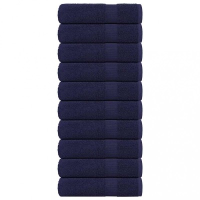 Prosoape de dus 10 buc Bleumarin 70x140 cm 360 g/m&amp;sup2; 100% bumbac foto