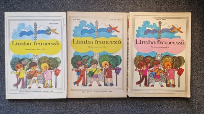 LIMBA FRANCEZA Manual pentru clasa II, III, IV - Brates, Bartos (3 volume) foto