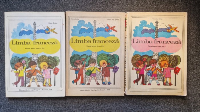 LIMBA FRANCEZA Manual pentru clasa II, III, IV - Brates, Bartos (3 volume)