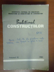 Buletinul constructiilor vol.12 foto