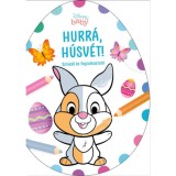 Hurr&aacute;, H&uacute;sv&eacute;t! - Sz&iacute;nező &eacute;s foglalkoztat&oacute; - Disney Baby toj&aacute;s alak&uacute; sz&iacute;nező