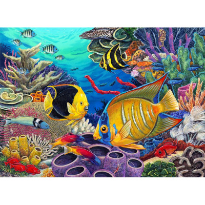Prima pictura pe numere junior mare Recif de corali-Caraibe foto