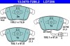 ATE 13.0470-7256.2 ATE Ceramic set placute frana,frana disc