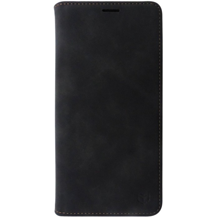 Husă tip carte cu stand Techsuit Confy neagră pentru Xiaomi Redmi A5 4G