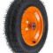 Roata roaba - TT - rulment - mixt - janta stea portocalie - 3.50-8 8PR PowerTool TopQuality