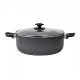 Cratita aluminiu 28cm 6L cu capac Zilan ZLN2003