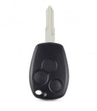 Set 2 bucati - Carcasa cheie Topautochei&amp;#174; compatibila cu Dacia Renault Duster Logan Fluence Clio Sandero Master Vivaro Megane 3 butoane