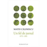 Un fel de jurnal (1973-1981) - Matei Calinescu