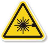 Eticheta pentru fascicul laser