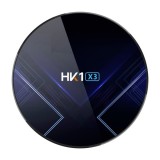 TV Box HK1 X3, 8K, 4GB RAM DDR3, 128GB ROM, Amlogic S905X3 QuadCore, Android 9.0, WIFI, Bluetooth, Slot card de memorie