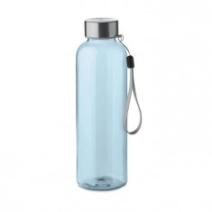 Sticla sport pentru apa, 21MAR1838, 500 ml, ? 6x20.5 cm, Everestus, Plastic, Transparent, Albastru, saculet inclus foto