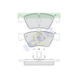 Set placute frana Icer 181115, parte montare : Punte Fata, Mercedes Clasa C 1993-2001, Clk 1997-2003, Clasa E 1995-2003, Slk 1996-2004