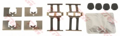 Set accesorii, placute frana HONDA ACCORD VIII (CU) (2008 - 2016) TRW PFK694 foto