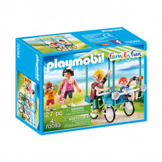 Set figurine Playmobil, Bicicleta de familie, Family Fun, 27 piese foto