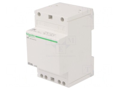 Transformator Alimentare 25VA 230V 12V/24V Șină DIN foto
