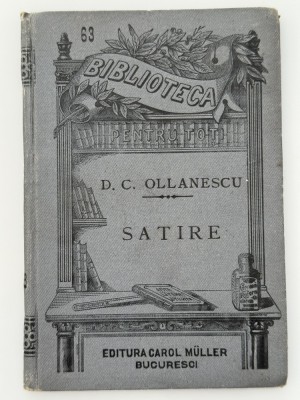 Dem.C.Ollanescu (Ascanio) - Satire / Pe malul garlei 1896 - CAROL MULLER nr. 63 foto