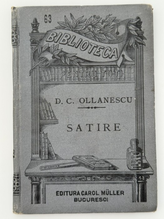 Dem.C.Ollanescu (Ascanio) - Satire / Pe malul garlei 1896 - CAROL MULLER nr. 63