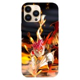 Husa compatibila cu Apple iPhone 14 model Natsu Dragneel Fairy tail, Silicon, TPU, Viceversa, Transparent, Carcasa