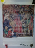 Afis vechi,Secțiunea unei tapiserii scene din legenda Elisabeta,țesută &icirc;n 1475