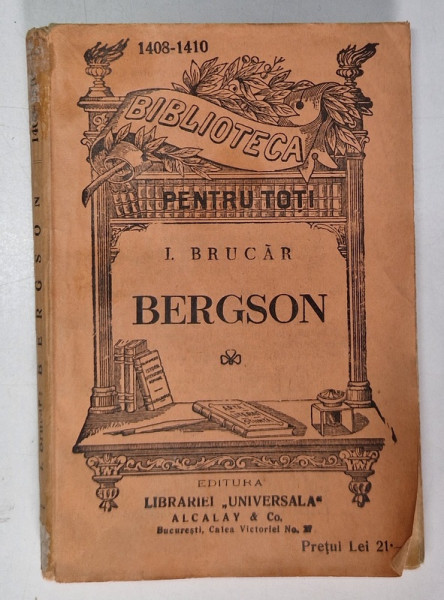 BERGSON de I. BRUCAR , 1935