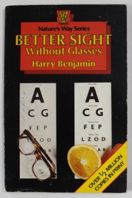 BETTER SIGHT WITHOUT GLASSES by HARRY BENJAMIN , 1987 foto