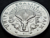 Cumpara ieftin Moneda exotica 5 FRANCI - DJIBOUTI, anul 1991 * cod 267 A = UNC, Africa