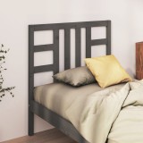 VidaXL Tăblie de pat, gri, 96x4x100 cm, lemn masiv de pin