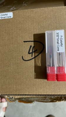 Bit din carbid pentru &amp;icirc;ndepărtarea gelului și ojei semipermanente, F-Small Cone foto