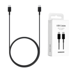Cablu USB-C Fast Charge Samsung to USB-C, negru, EP-DX310JBEGEU, blister foto
