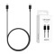 Cablu USB-C Fast Charge Samsung to USB-C, negru, EP-DX310JBEGEU, blister