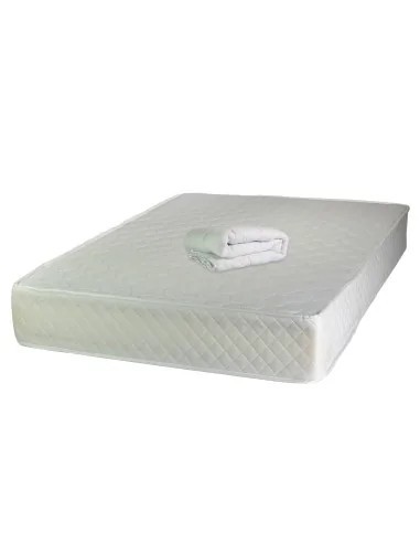 Set Saltea ortopedica, Uranus Standard Spring Comfort 140x200x26cm, plasa de arcuri Bonell, fermitate mediu spre tare, Saltsib plus pilota vara microf