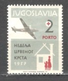 Iugoslavia.1957 Marci de binefacere:Porto-Crucea Rosie SI.449