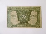 Indochina(Vietnam,Laos,Cambodgia) 50 Cents 1942,bancnota din imagini &icirc;n stare foarte bună